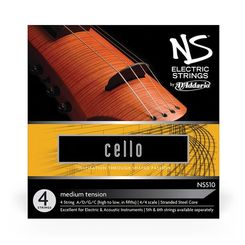 DAddario NS510 NS Electric Set di corde per violoncello tensione media