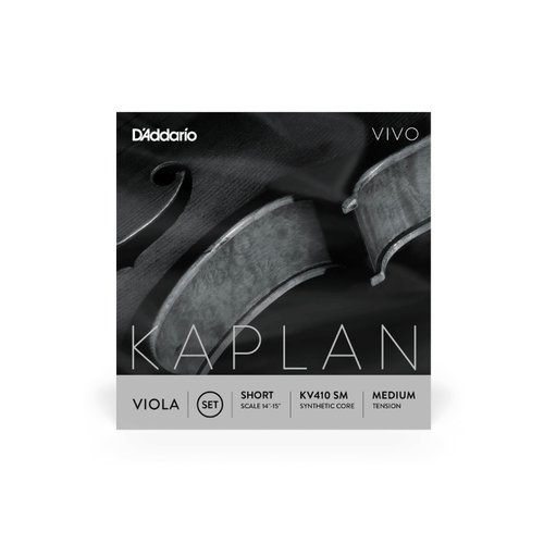 DAddario KV411 SM Kaplan Vivo Viola A-Saite Short Scale, Medium Tension