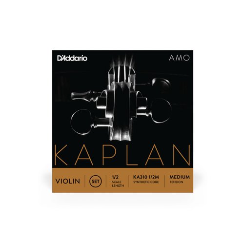 DAddario KA310 1/2M Kaplan Amo Violin Corde Singole, Scala 1/2, Tensione Media