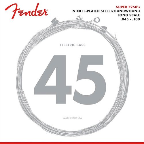 Cuerdas Fender 7250ML Nickel Plated Steel - Medium Light 045/100