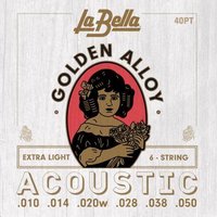 Cordes La Bella 40PT Golden Alloy 010/050