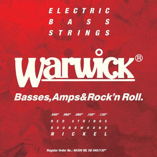 Warwick Corde per basso Red Strings Nickel 040/130