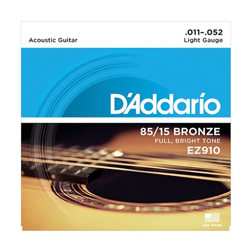 DAddario EZ-910 11/52 Muta di corde chitarra acustica