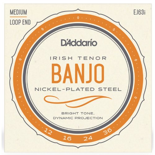 Cordes DAddario EJ63i Irish Tenor Banjo Nickel 012/036