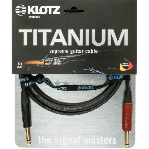 Klotz TI-0450PSP Titanium Gitarrenkabel 4.5 Meter