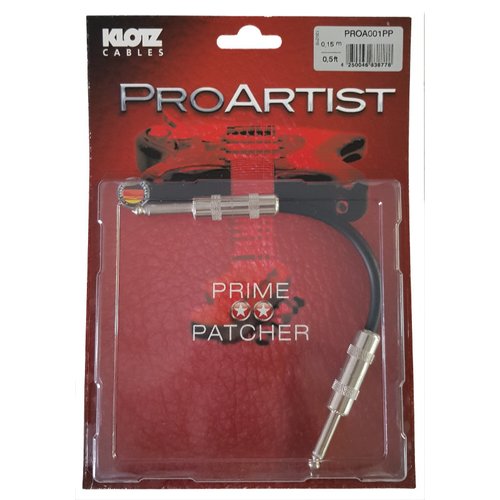 Klotz PROA001PP Pro Artist Patch Cable 0.1m