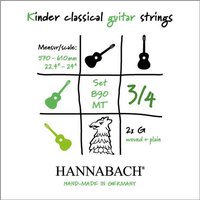 Hannabach 890 Single Strings for children guitar 3/4