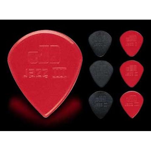 Dunlop Nylon Jazz Picks Nero / Jazz I plettri