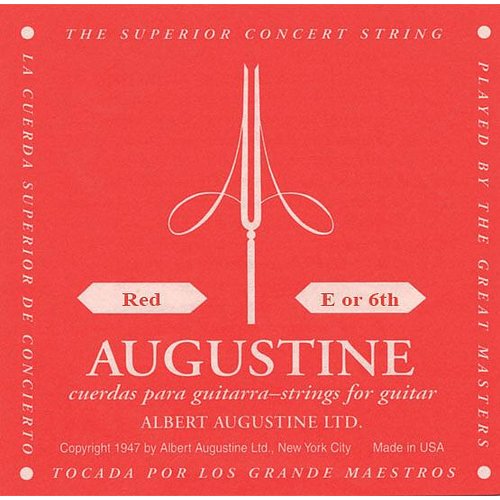 Augustine Classic Corde singole, rosso E6