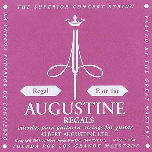 Augustine Regals Trebles Single Strings E1