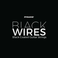 Pyramid Black Wires cordes au dtail guitare lectrique 044W