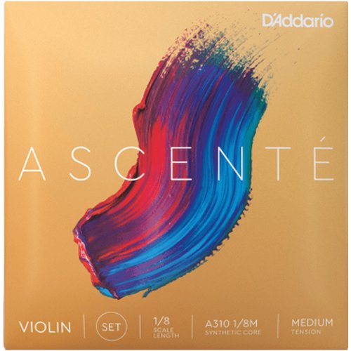 DAddario A310 1/8M Ascent violin string set medium tension