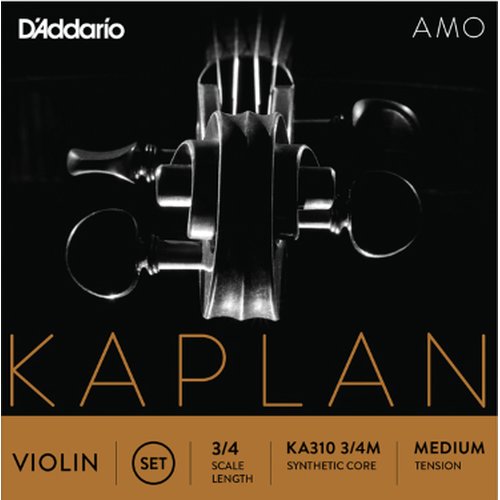 DAddario KA310 3/4M Kaplan Amo set di corde per violino Medium Tension
