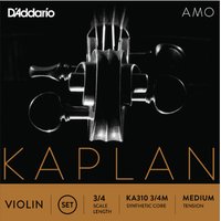 Juego de cuerdas para violn DAddario KA310 3/4M Kaplan...