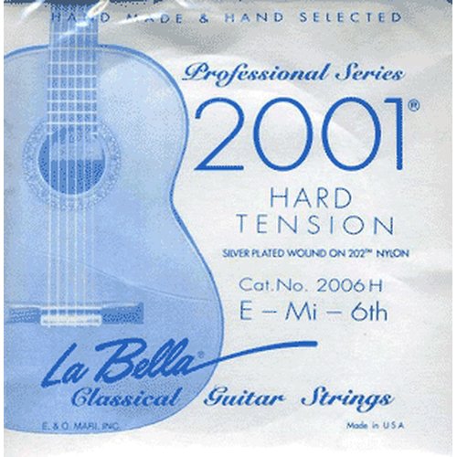 La Bella 2001 Hard Tension Single Strings H2