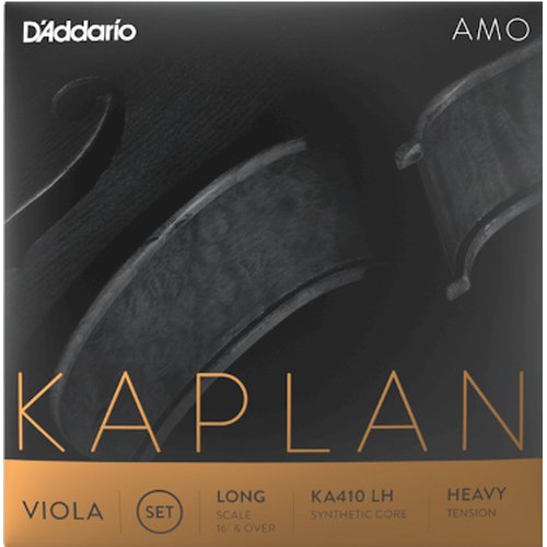 Juego de cuerdas para viola DAddario KA410 LH Kaplan Amo, Long Scale, Medium Tension