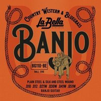 La Bella L-BG110-BE Juego de cuerdas para banjo de...