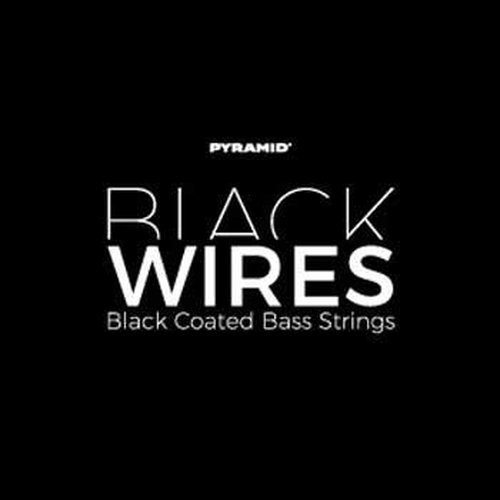 Cordes au dtail Pyramid Black Wires Bass 095