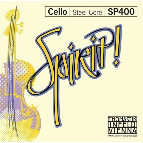 Thomastik-Infeld Jeu de cordes pour violoncelle 3/4 Spirit!, SP4003/4 (moyen)