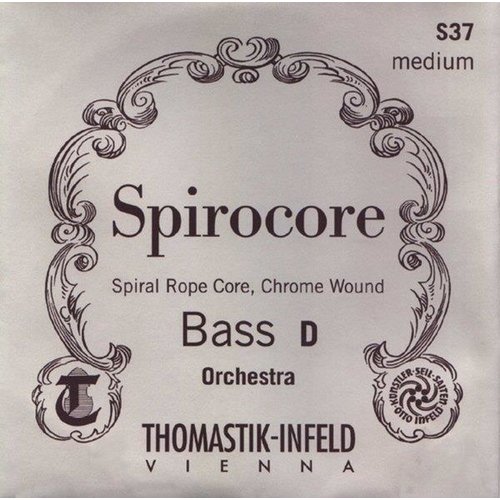 Thomastik-Infeld Juego de cuerdas para contrabajo 3/4 Spirocore Afinacin orquestal, 3885,0 (suave)
