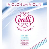 Corelli Violinsaiten New Crystal 3/4 Satz mit Kugel,...