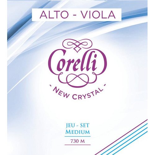 Corelli Set di corde per viola con anello A New Crystal, 730M (media)