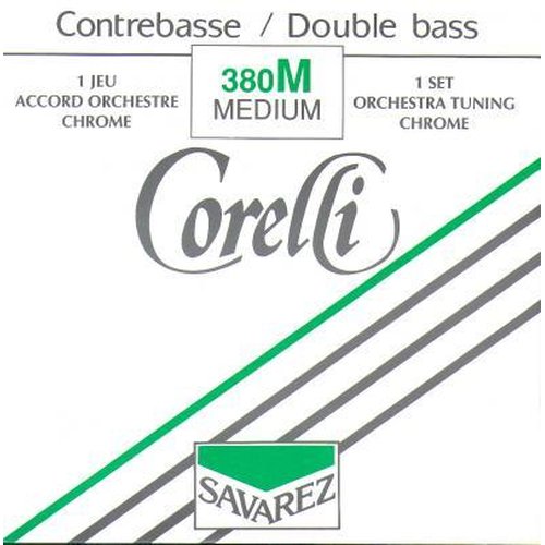 Corelli Double bass strings orchestra tuning set, 380M (medium)